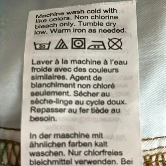 Madewell High Rise Raw Hem Cuffed Denim Shorts - Size 26 - Picture 7 of 7